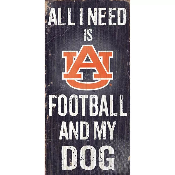 FOOTBALL AND MY DOG SIGN-AU