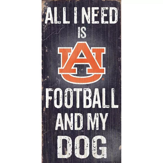 FOOTBALL AND MY DOG SIGN-AU