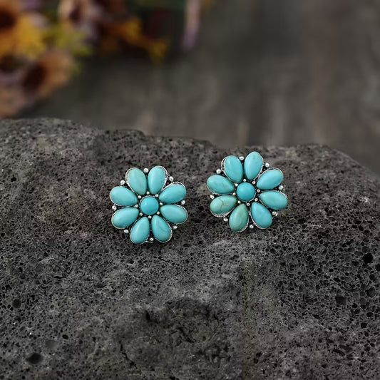 VINTAGE TURQUOISE EARRINGS