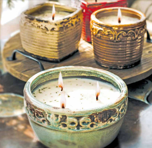 VINTAGE BOWL - LAVENDER AND LEMON
