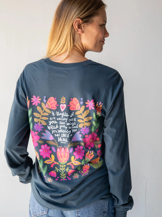 INDIGO ANGELS COMFY TEE