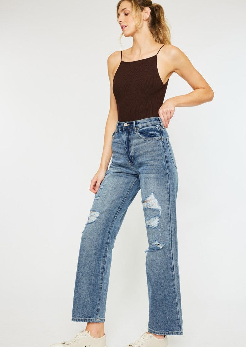 ULTRA HIGH RISE 90'S BAGGY JEAN