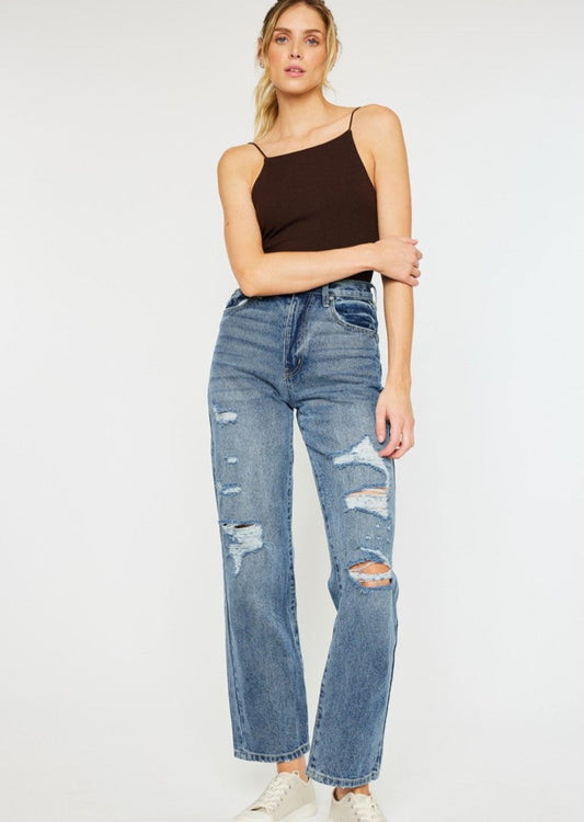 ULTRA HIGH RISE 90'S BAGGY JEAN