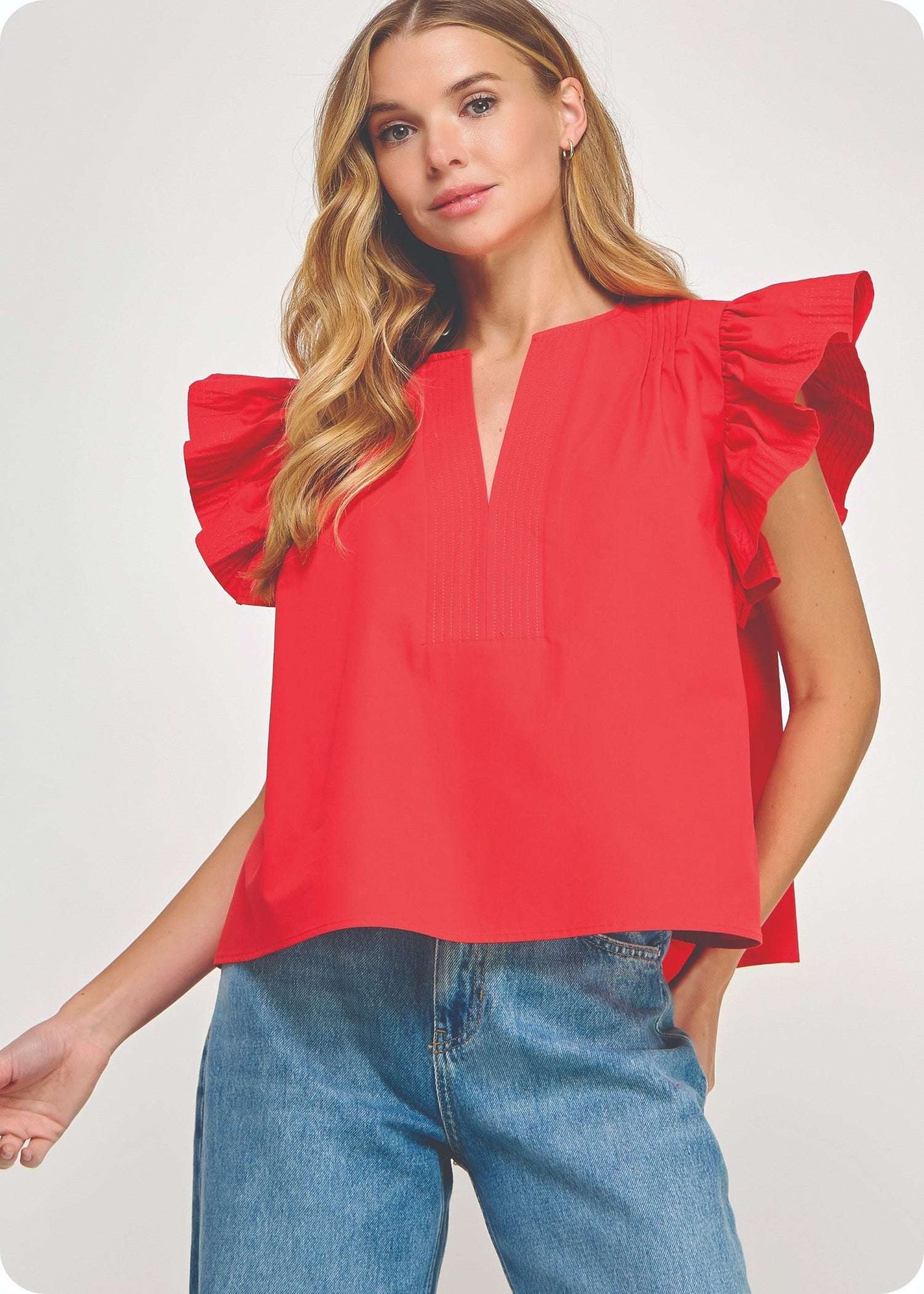 MANDI TOP - RED