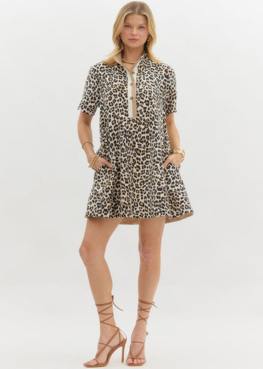 ANNABELLE DRESS - CAMEL