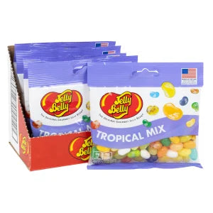 JELLY BELLY TROPICAL MIX 3.5 OZ PEG BAG