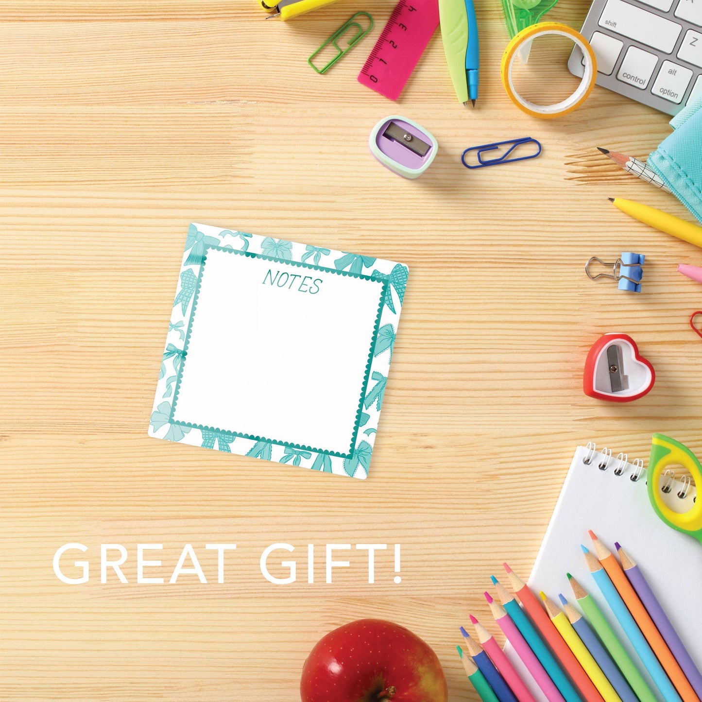 Bows, Glass Sign, Dry Erase, Desk Notes, Gifts for Girls