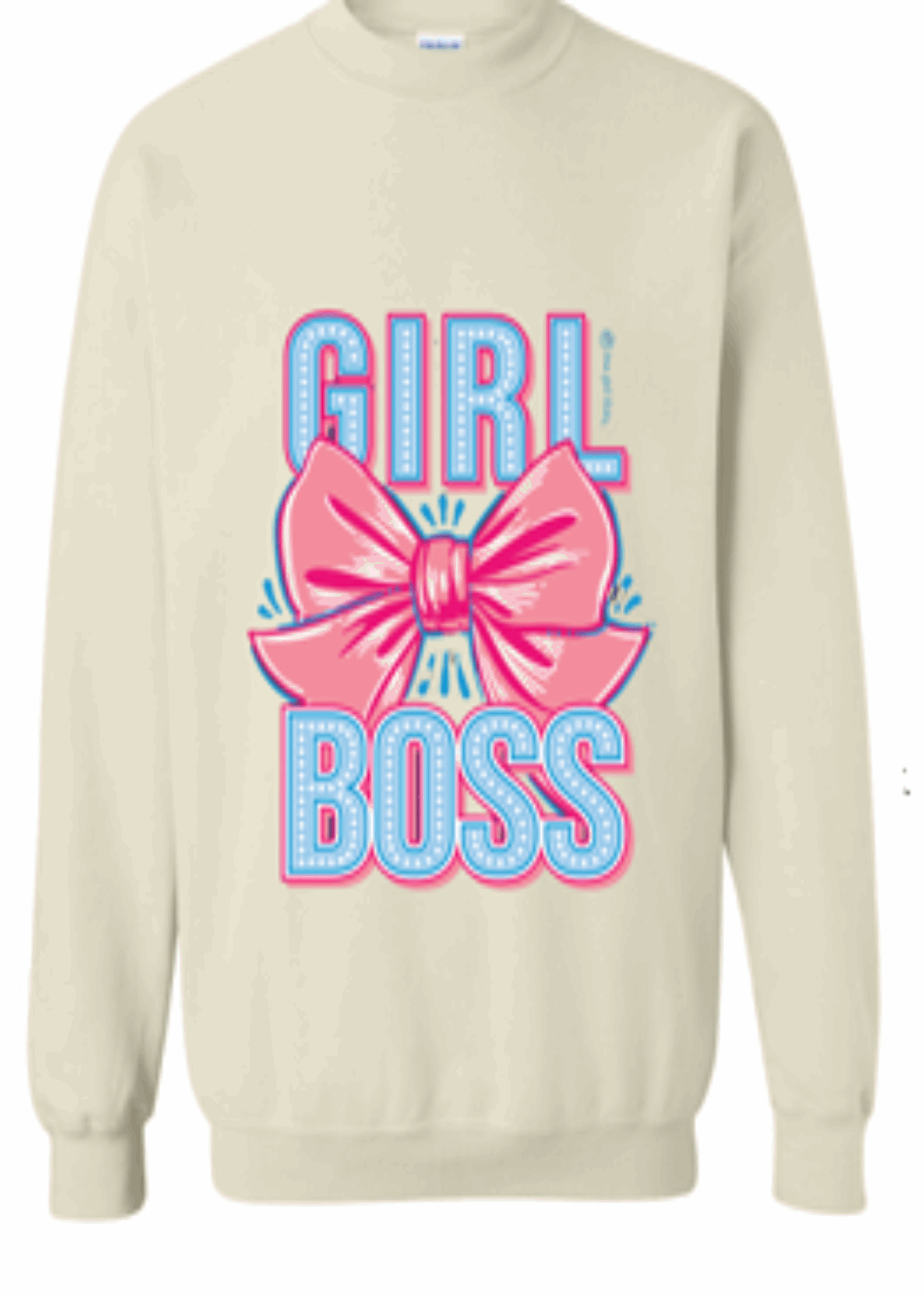 GIRL BOSS SWEATSHIRT - SAND