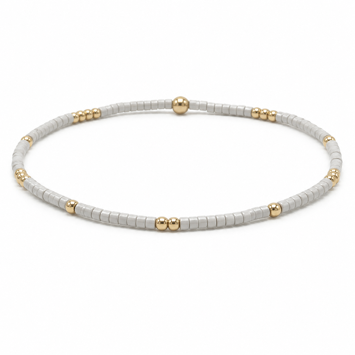 2mm Newport CHAMPAGNE + Gold Filled Waterproof Bracelet