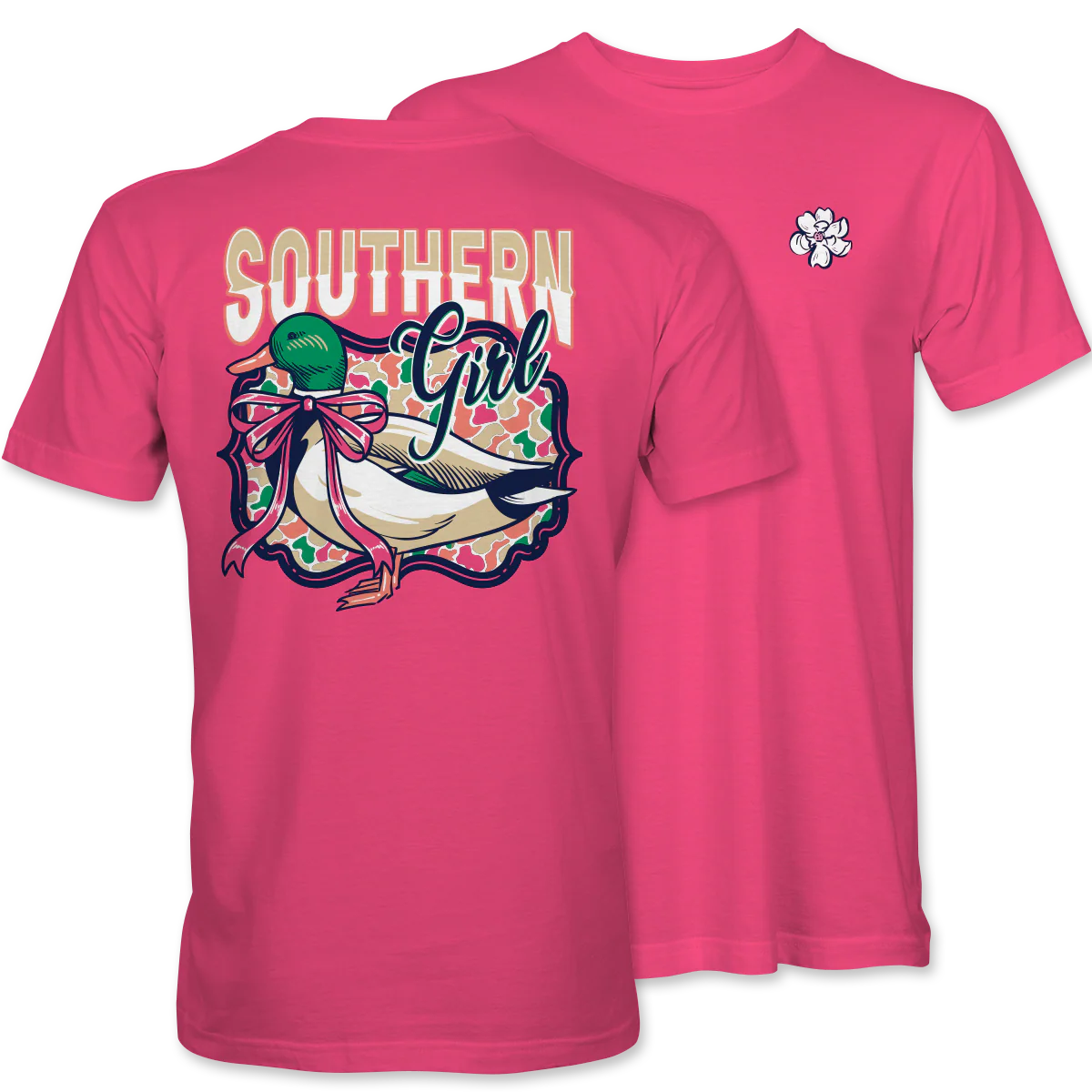 SOUTHERN GIRL DUCK - SAFETY PINK