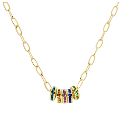 14K Gold-Plated 8mm Mini Birthstone Charms-6 Pack (By Month)