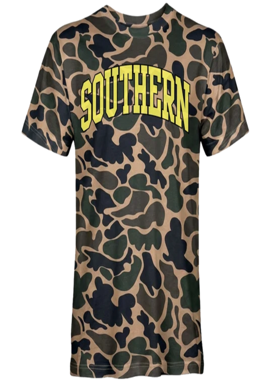 SOUTHERN DUCK CAMO - YELLOW SCRIPT