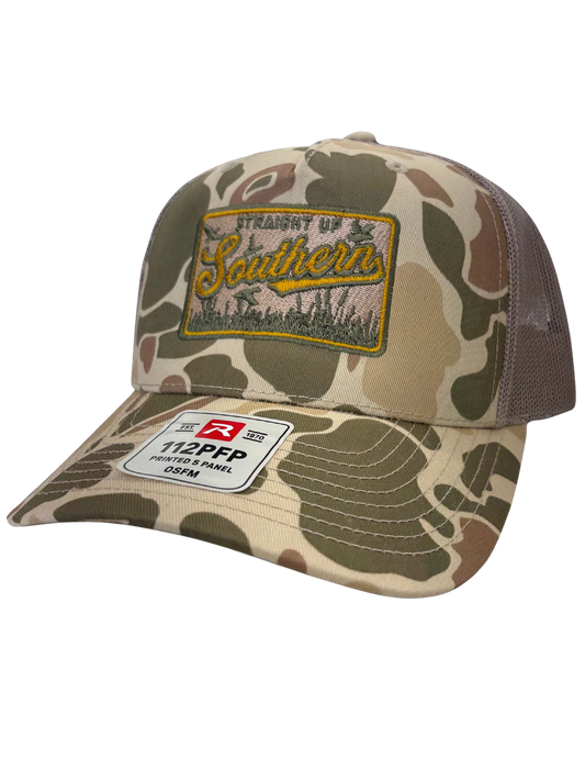 DUCK PATCH HAT - HARVEST CAMO