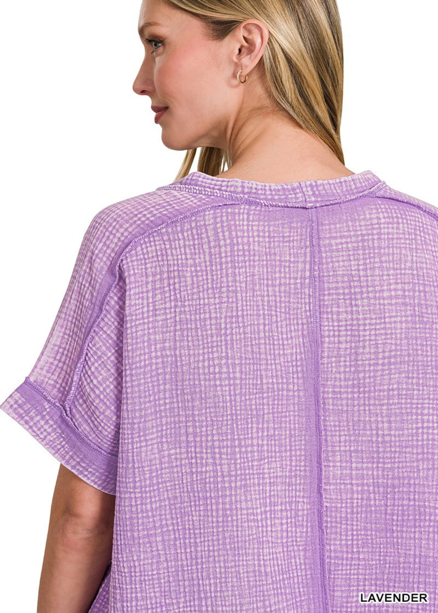 HAILEY TOP-LAVENDER
