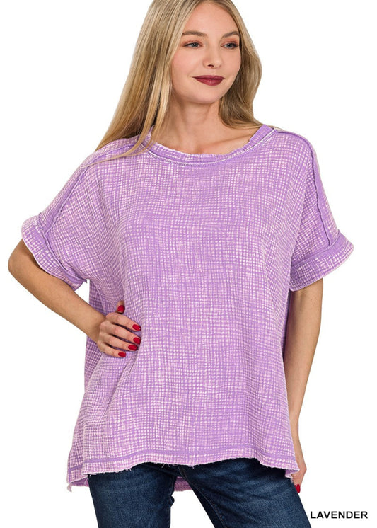 HAILEY TOP-LAVENDER