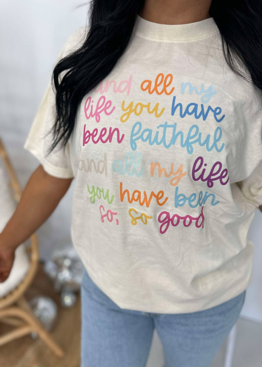 SO SO GOOD TEE-IVORY