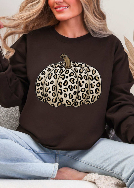 Cheetah Pumpkin Sweatshirt
