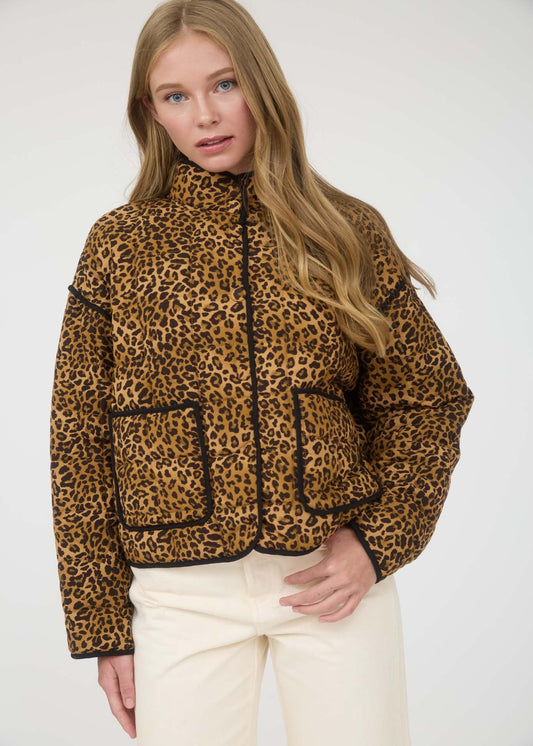 QWYNN JACKET - BROWN MULTI