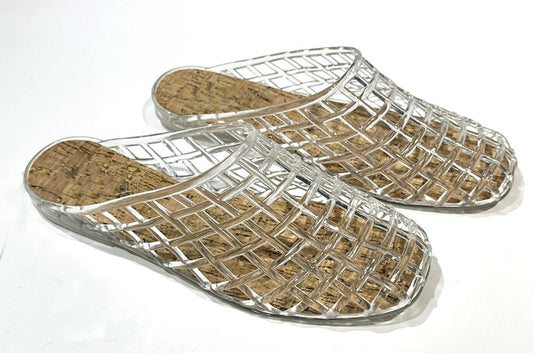 JELLY SHOES SLIDE IN - CLEAR