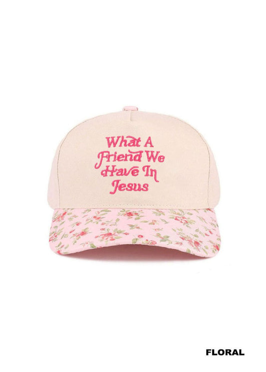 What A Friend We Have In Jesus Two Tone Cotton Hat