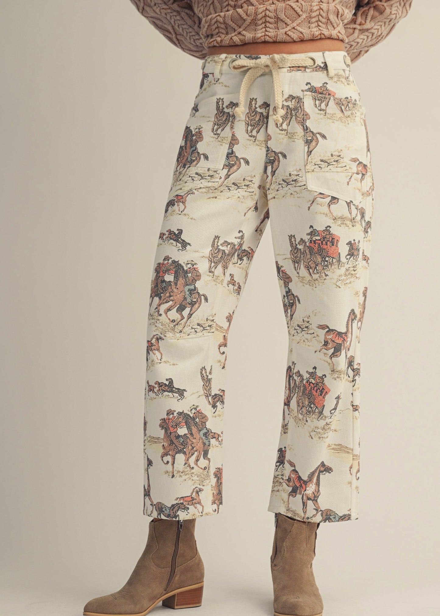 Frontier Reverie Equestrian Narrative Pants