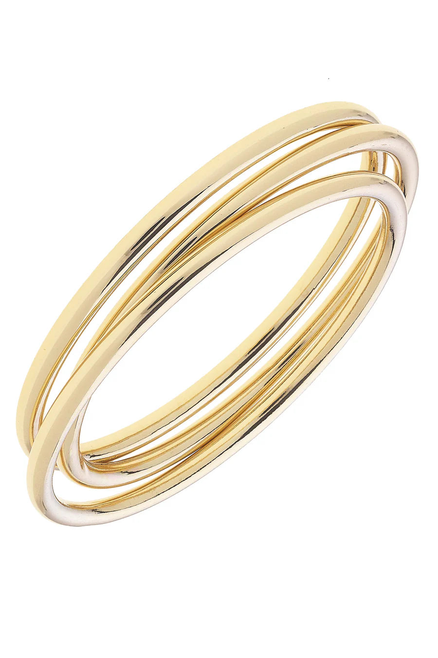 ISLA BANGLES - GOLD SET OF 3