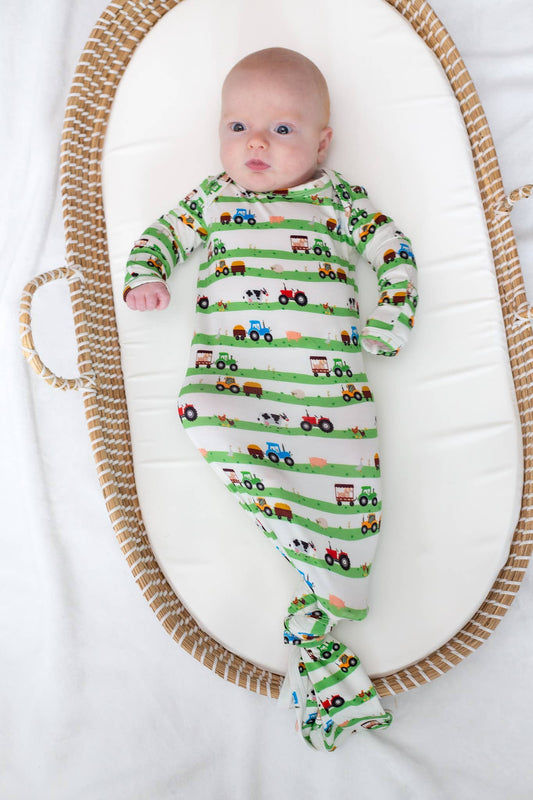 Farm Stripes - Knotted Gown