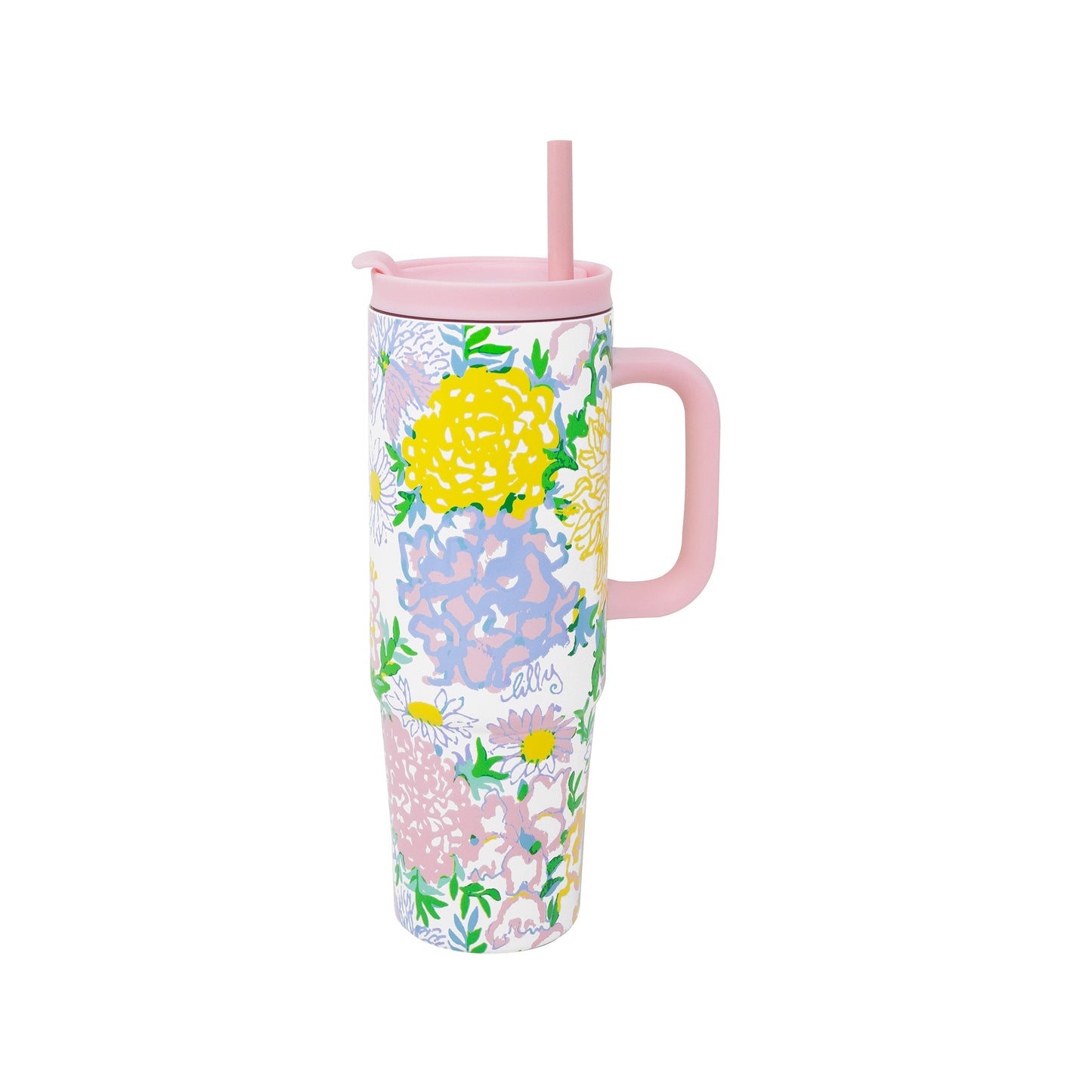 STAINLESS STEEL 30 OZ TUMBLER - LILLY GARDEN HOME