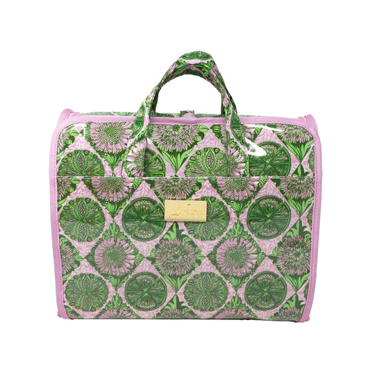 HANGING TOILETRY BAG - TROPICAL TILES