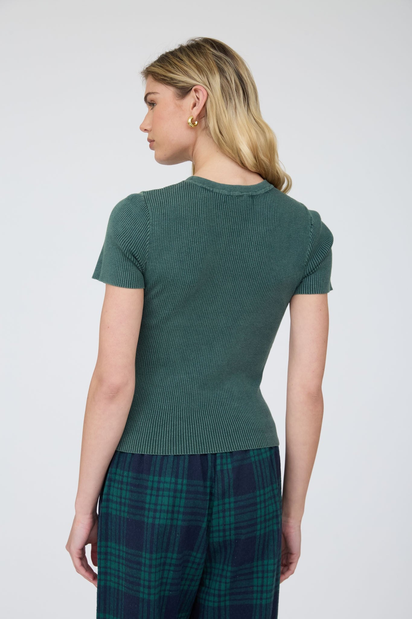 CARLY TOP - HUNTER GREEN