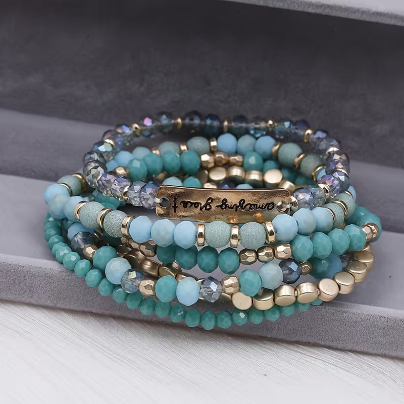 VINTAGE TRIBAL ELASTIC STRETCH BRACELET