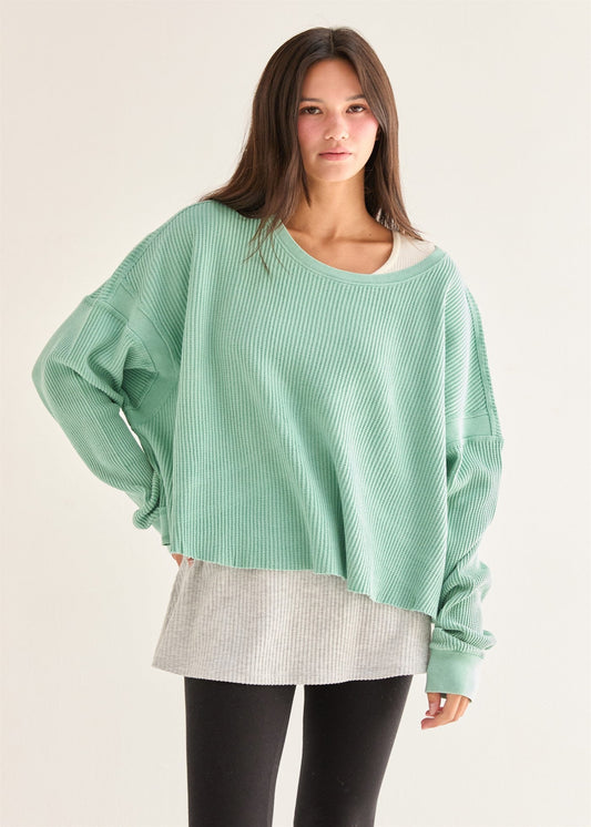 WHITNEY TOP - EMERALD