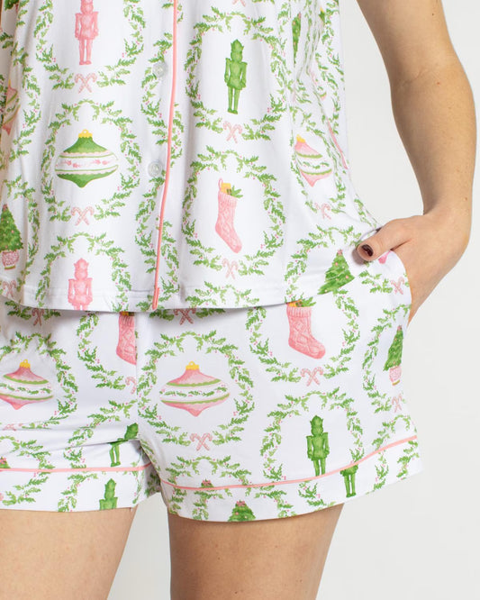 Nutcracker Trellis Sleep Shorts
