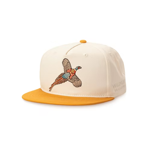 WILDGAME PHEASANT CANVAS HAT- YELLOW/CREAM