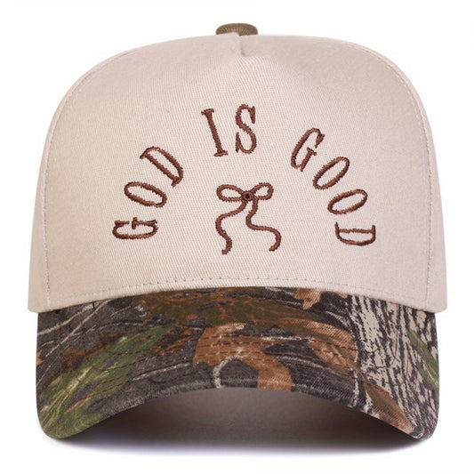 GOD IS GOOD CAMO HAT - BOW