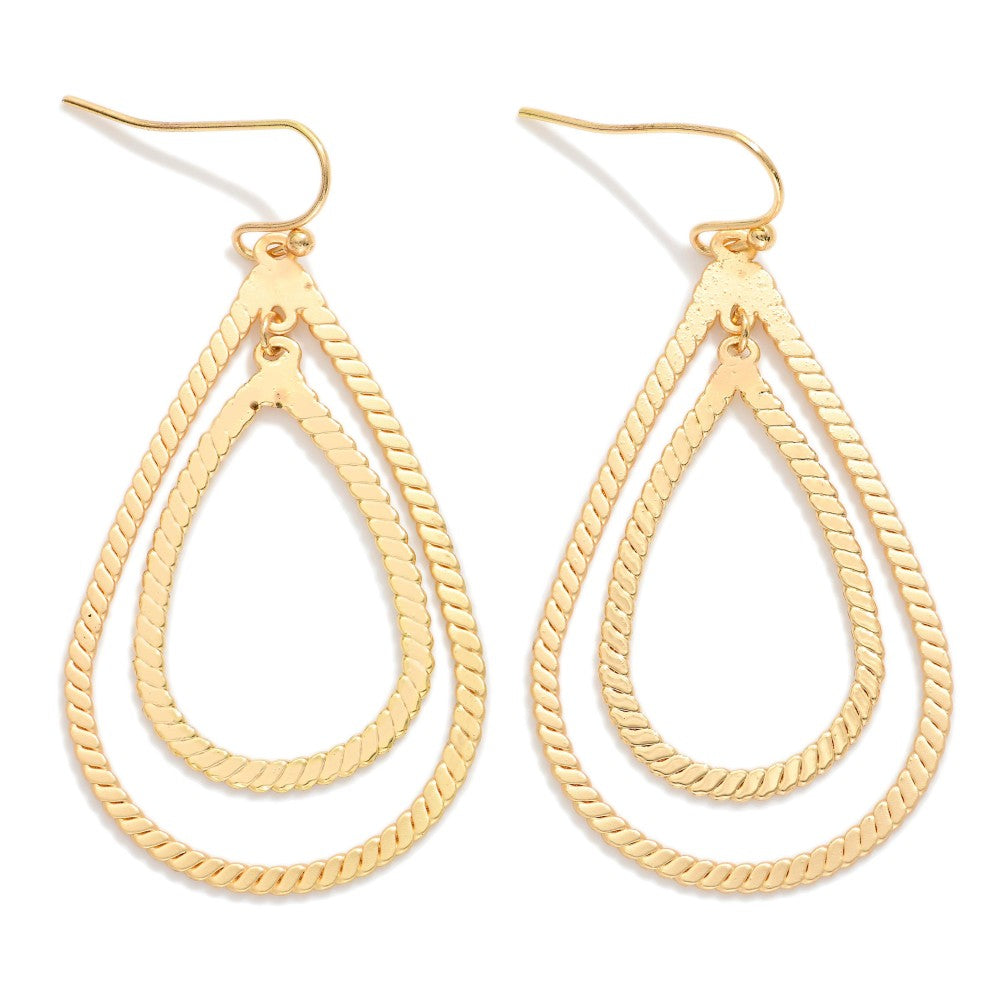 GOLD TEARDROP EARRINGS
