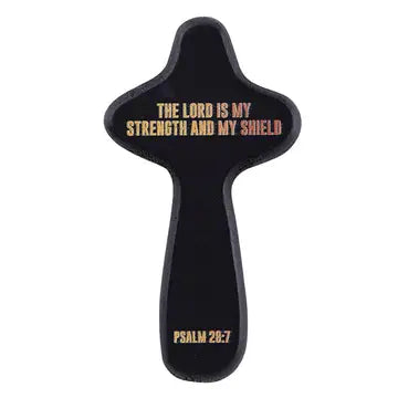 HANDHELD CROSS- STRENGTH & SHIELD