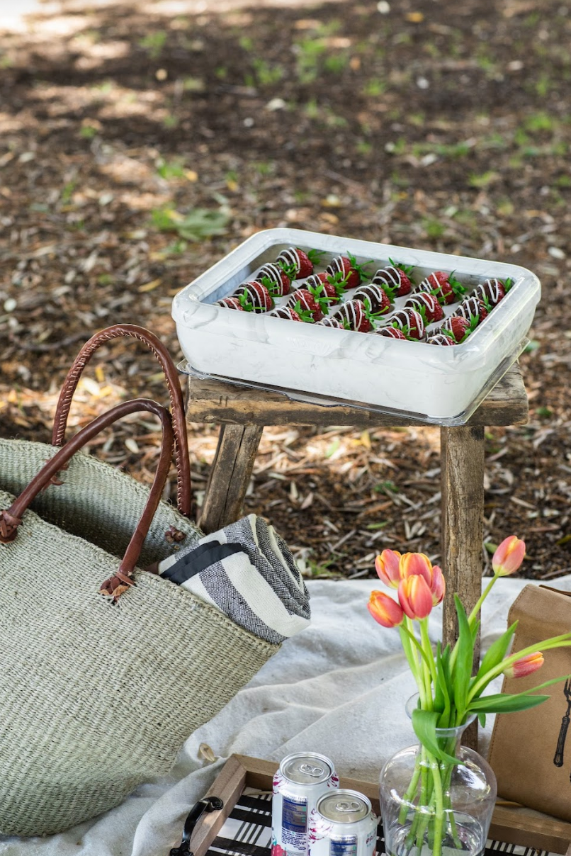 Classic Set - Pan Frame w/ Lid & Serving Spoon - Marble