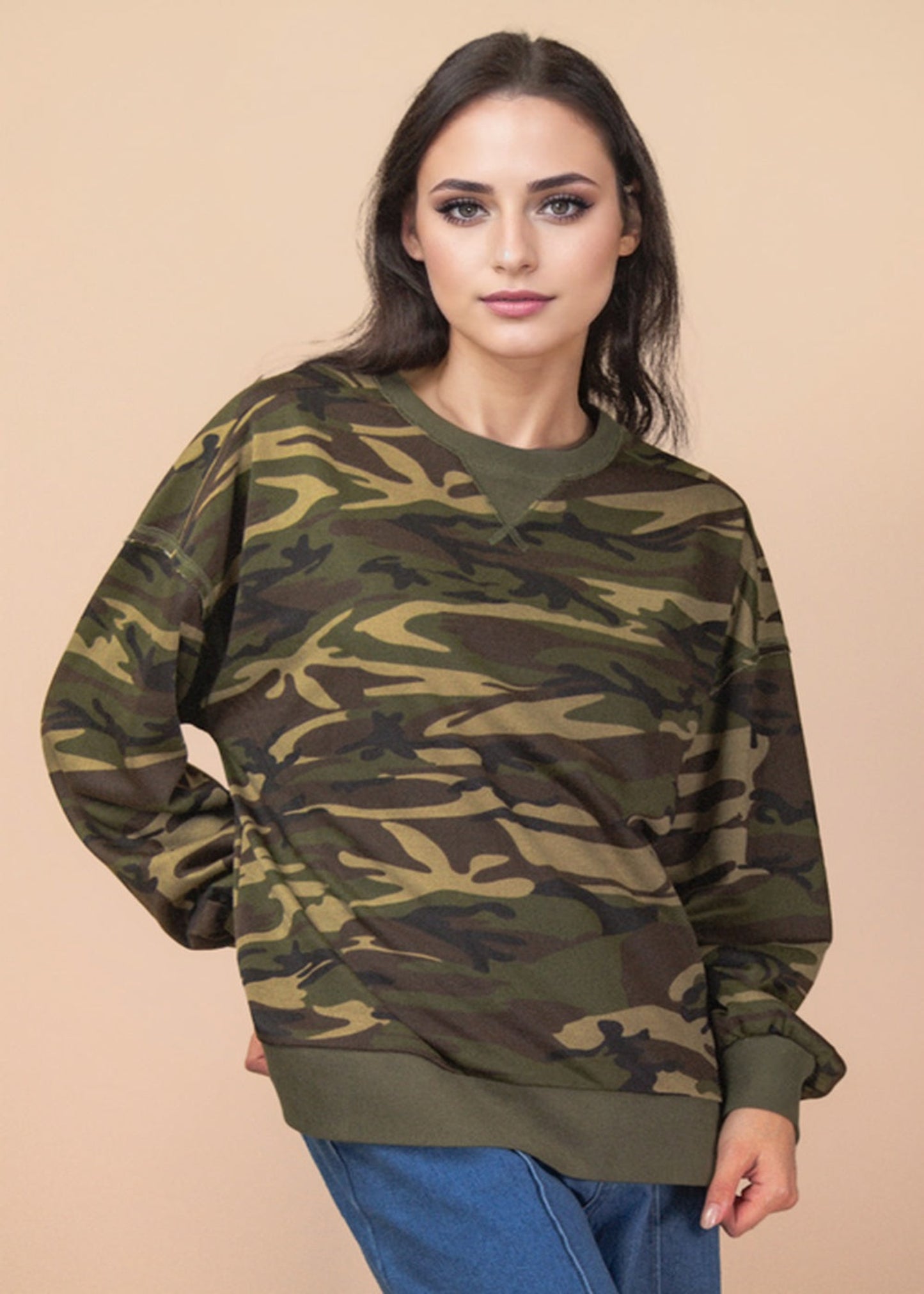 MILA TOP - CAMO