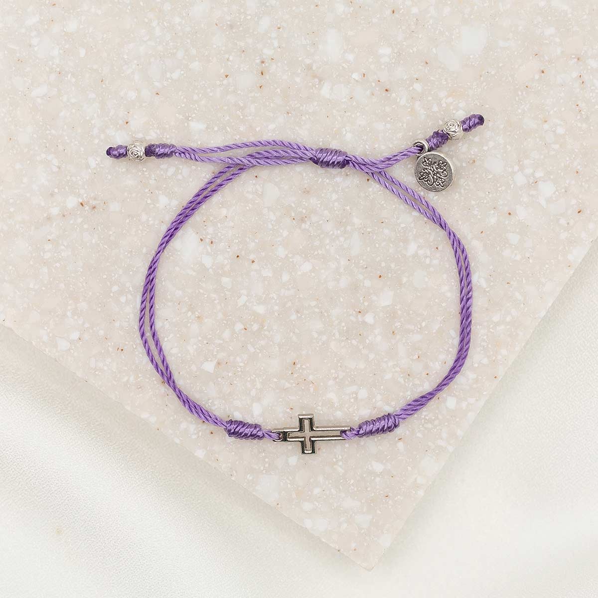 Filled by Faith Bracelet - Purple / Gold