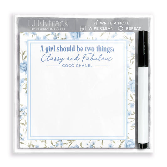 Chinoiserie Chic, Classy & Fabulous, Dry Erase Glass Tile
