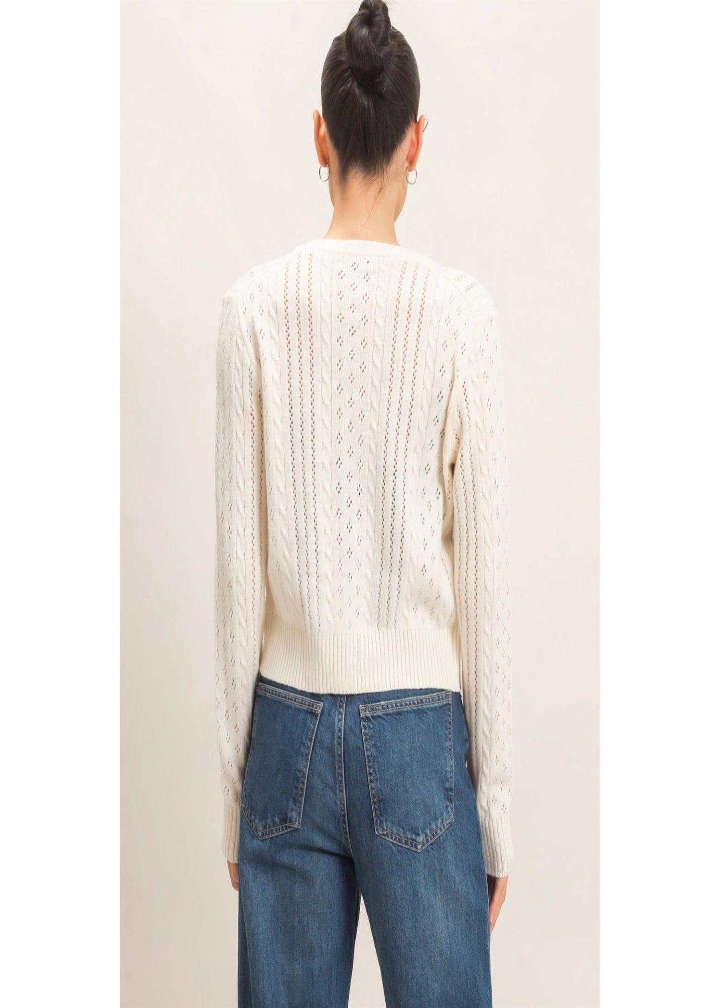 BAILEY SWEATER - WARM CREAM