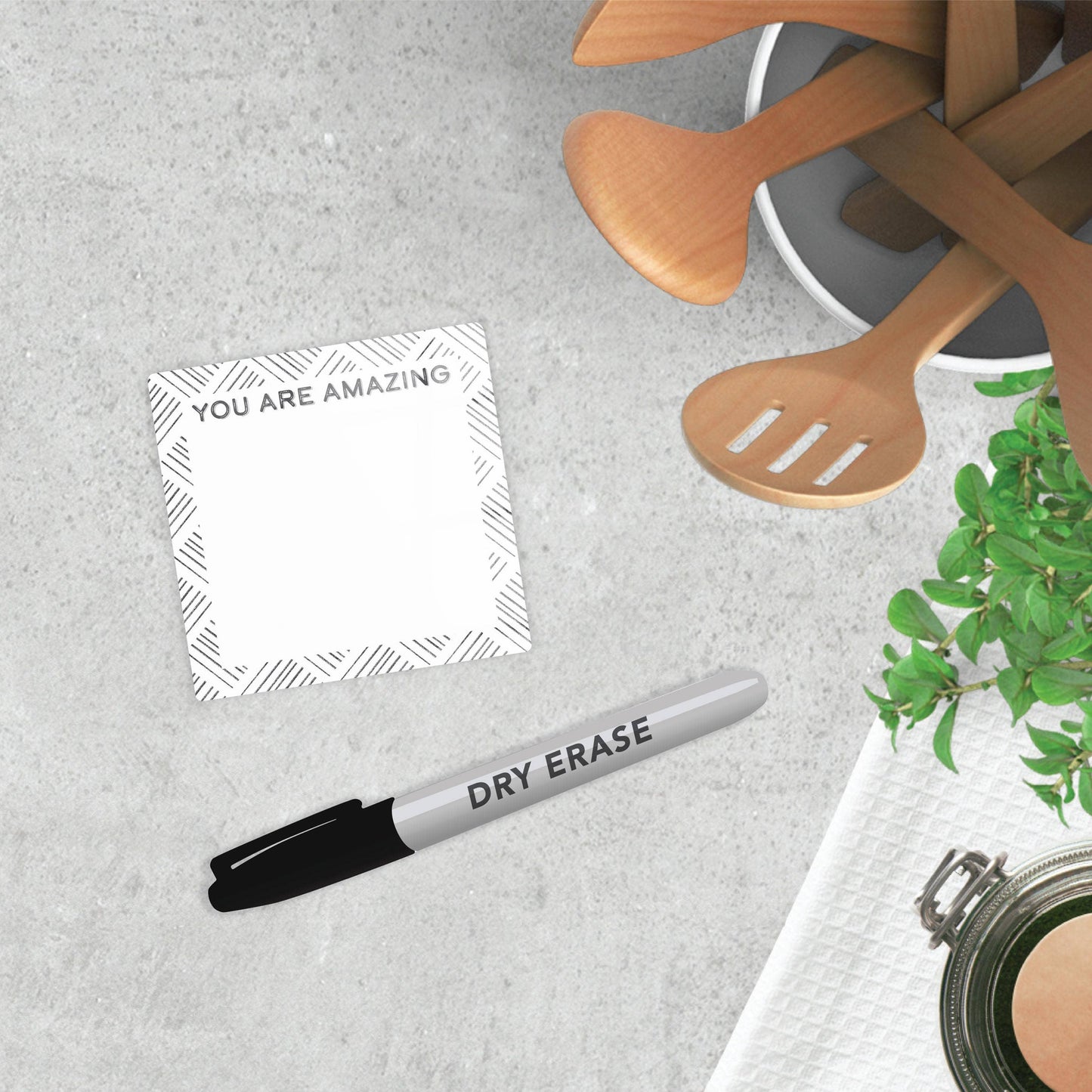 Dry Erase Board, Inspiring Message Board, Glass Marker Board