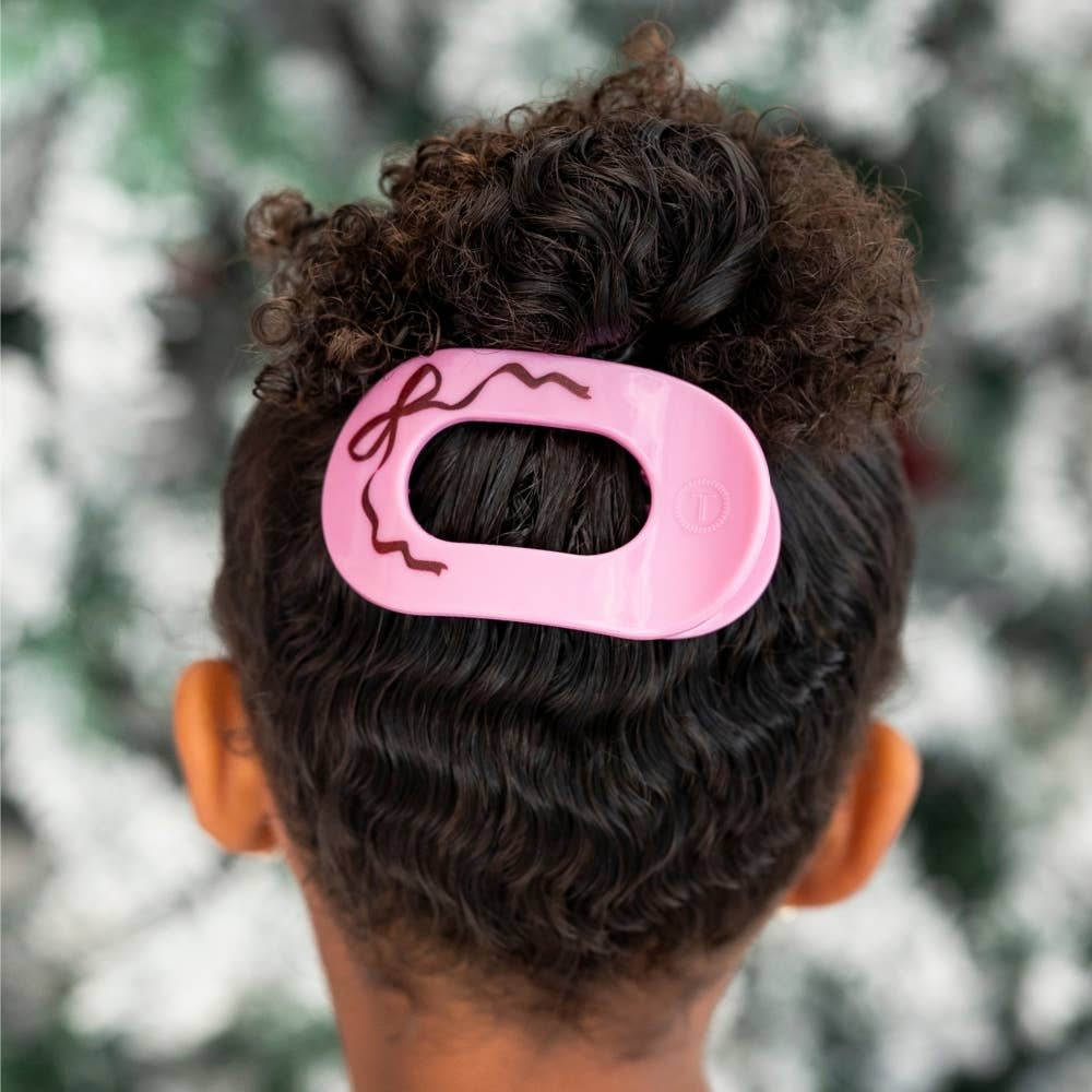Just Add a Bow | Small | Flat Round Hair Clip