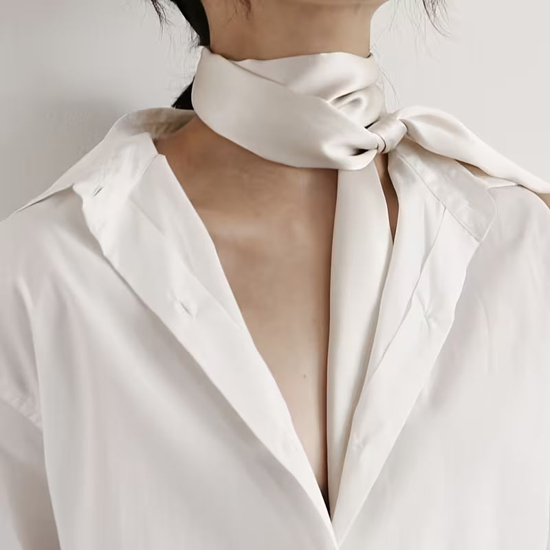 Slim Long Scarves - BEIGE