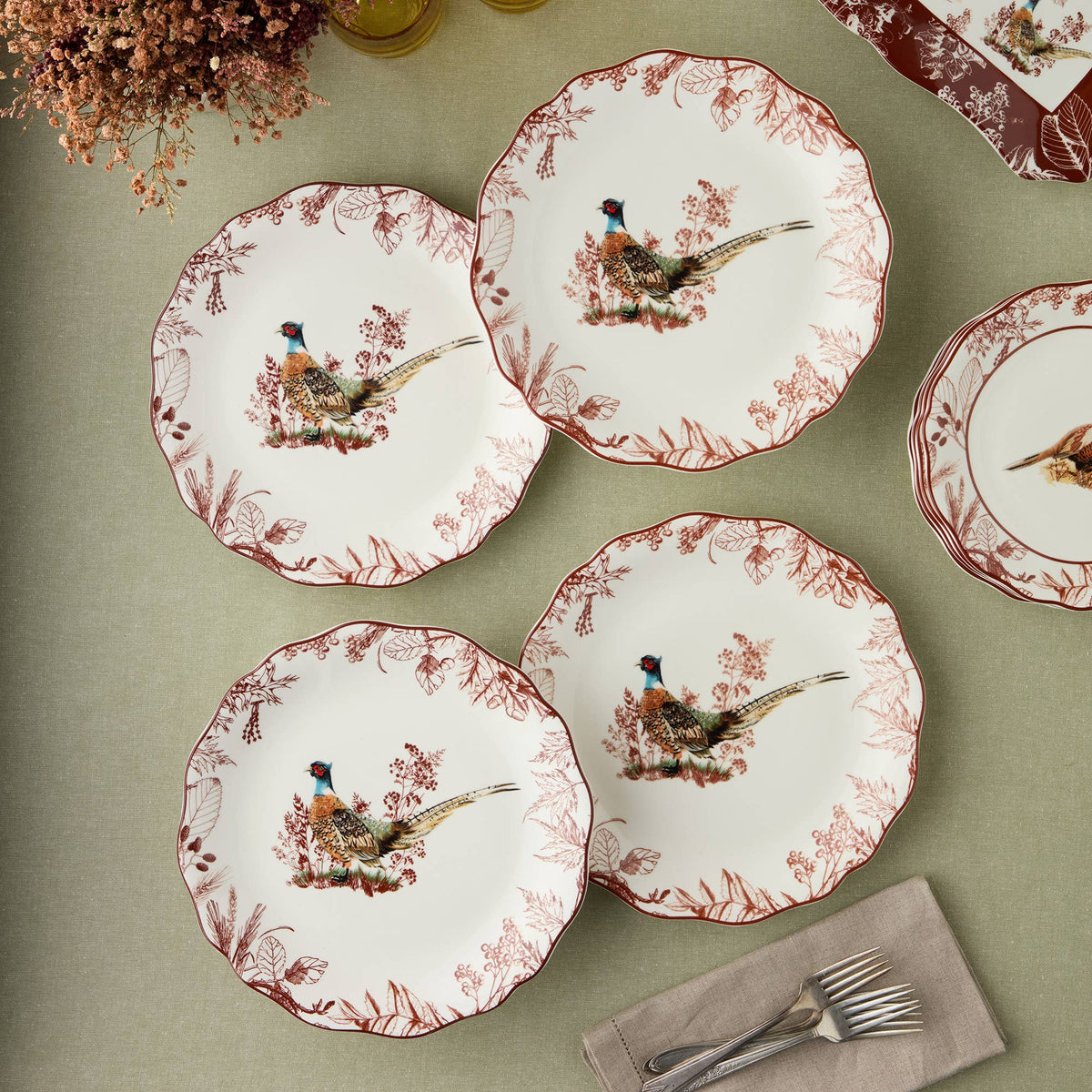 Pheasant Grove Dinner Plate 11"