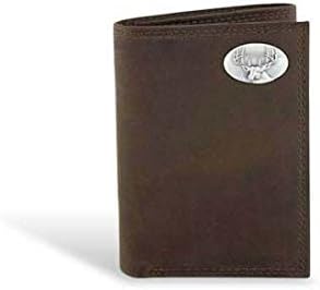 CRAZY HORSE TRIFOLD WALLET-BUCK