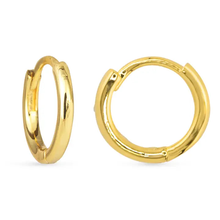 Add A Charm Hoop Earring - Gold