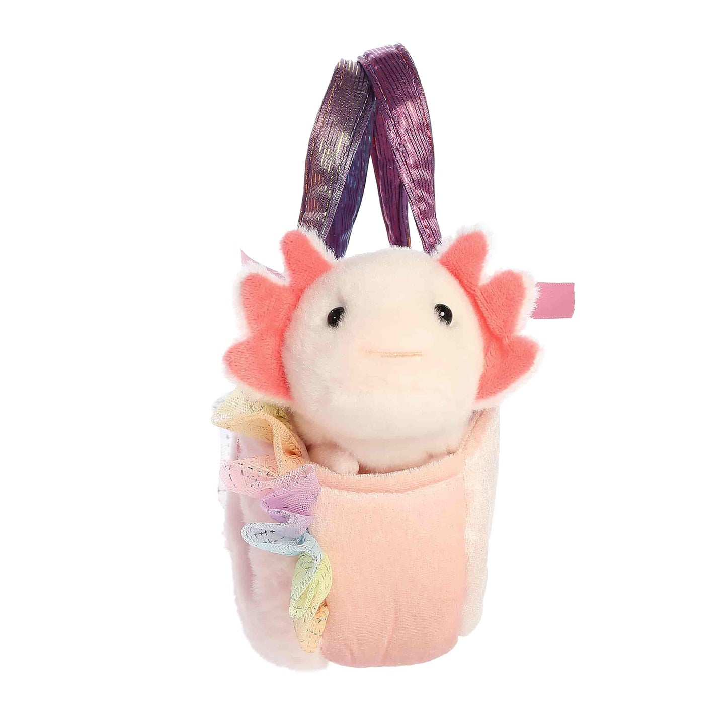 FUZZY FACE RAINBOW AXOLOTL - FANCY PALS