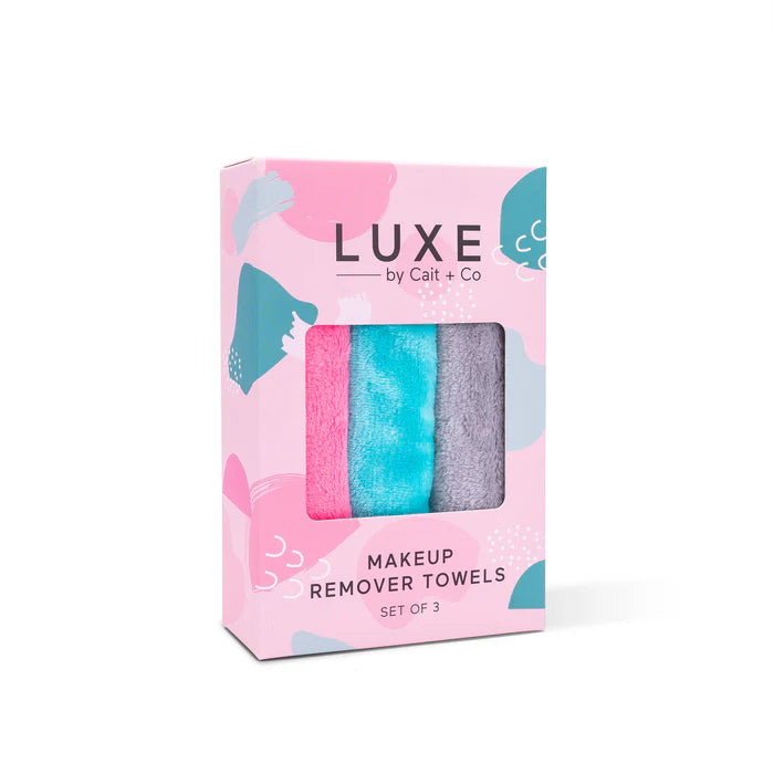 LUXE MAKEUP REMOVER TOWEL- 3 PACK